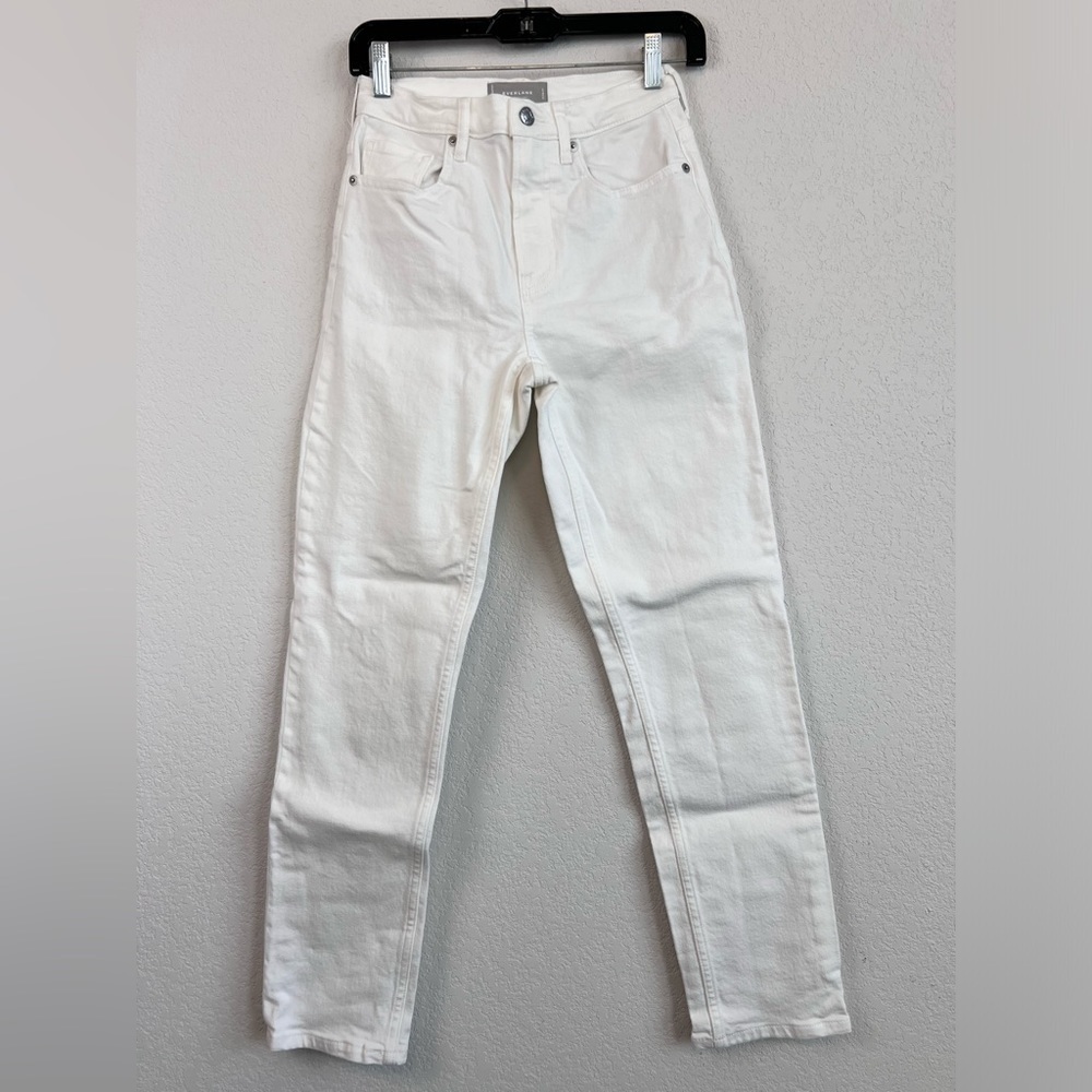 Everlane The Cheeky Jean Bone White Size 25